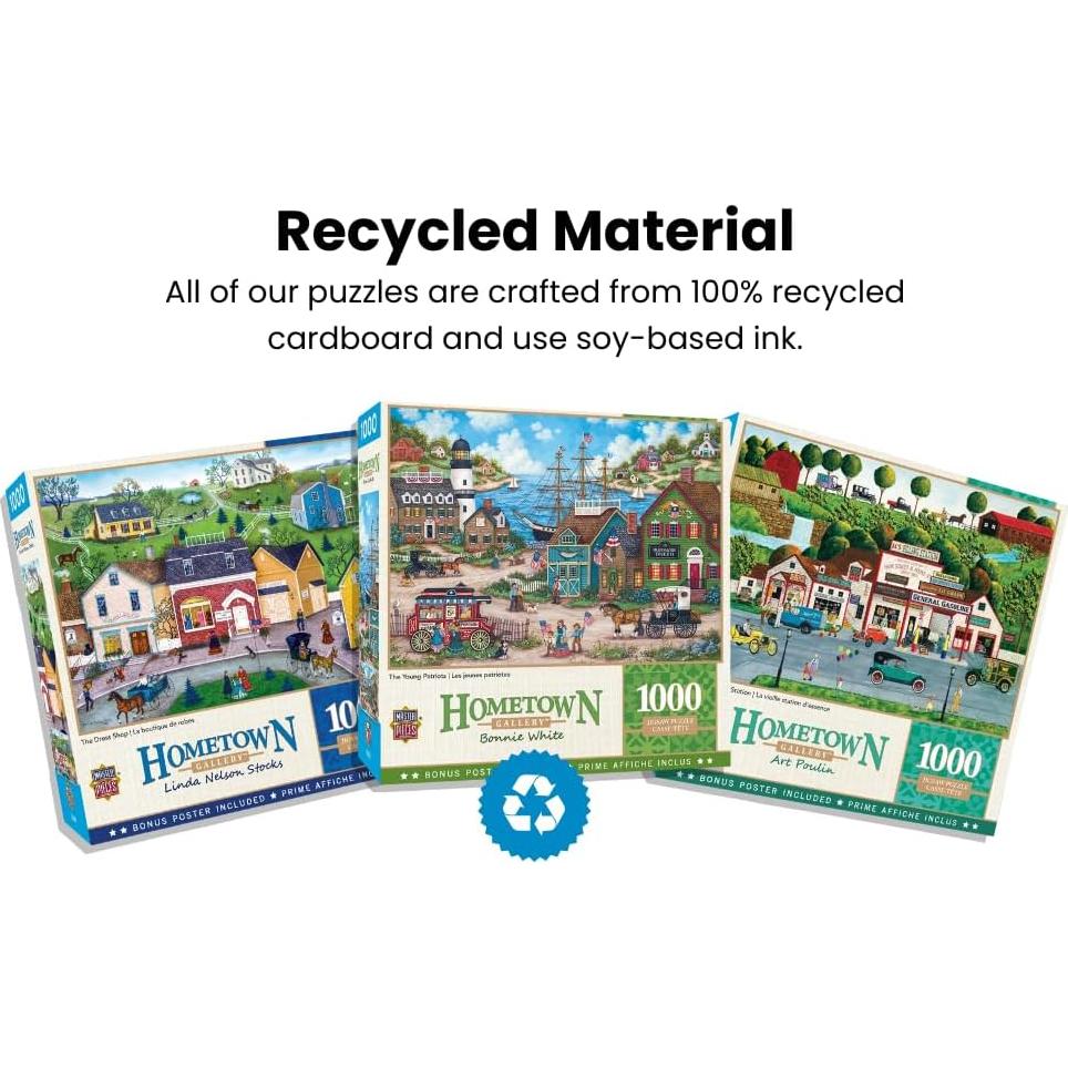 Rompecabezas MasterPieces 1000 Piezas Bungalowville 48,90x67,95cm