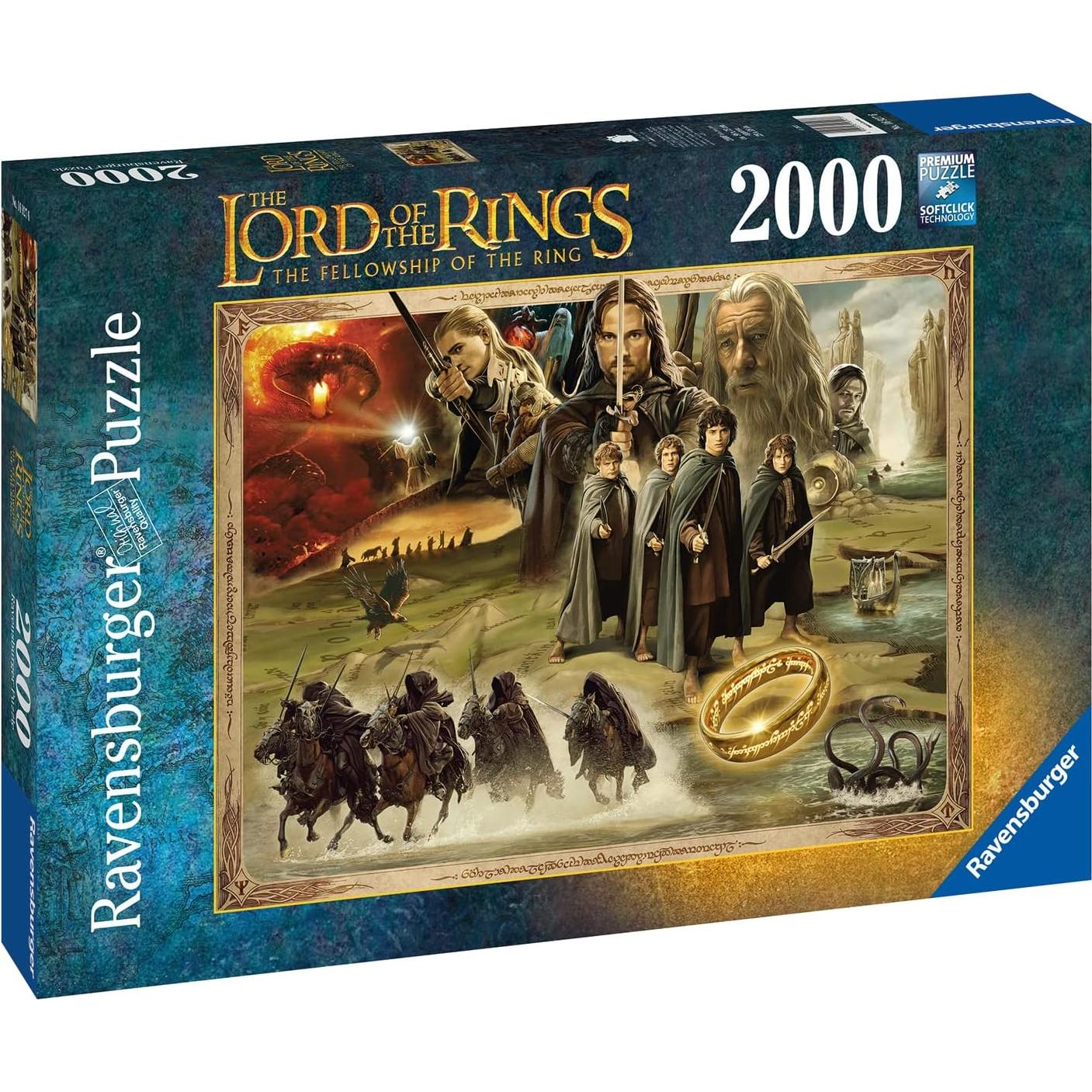 Rompecabezas Ravensburger 2000 Piezas El Señor de los Anillos