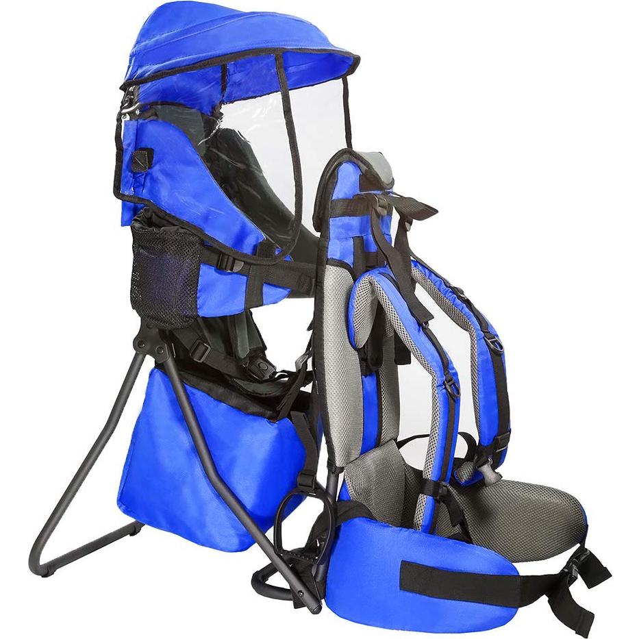 Mochila Portabebés ClevrPlus Azul para Senderismo, 15 kg