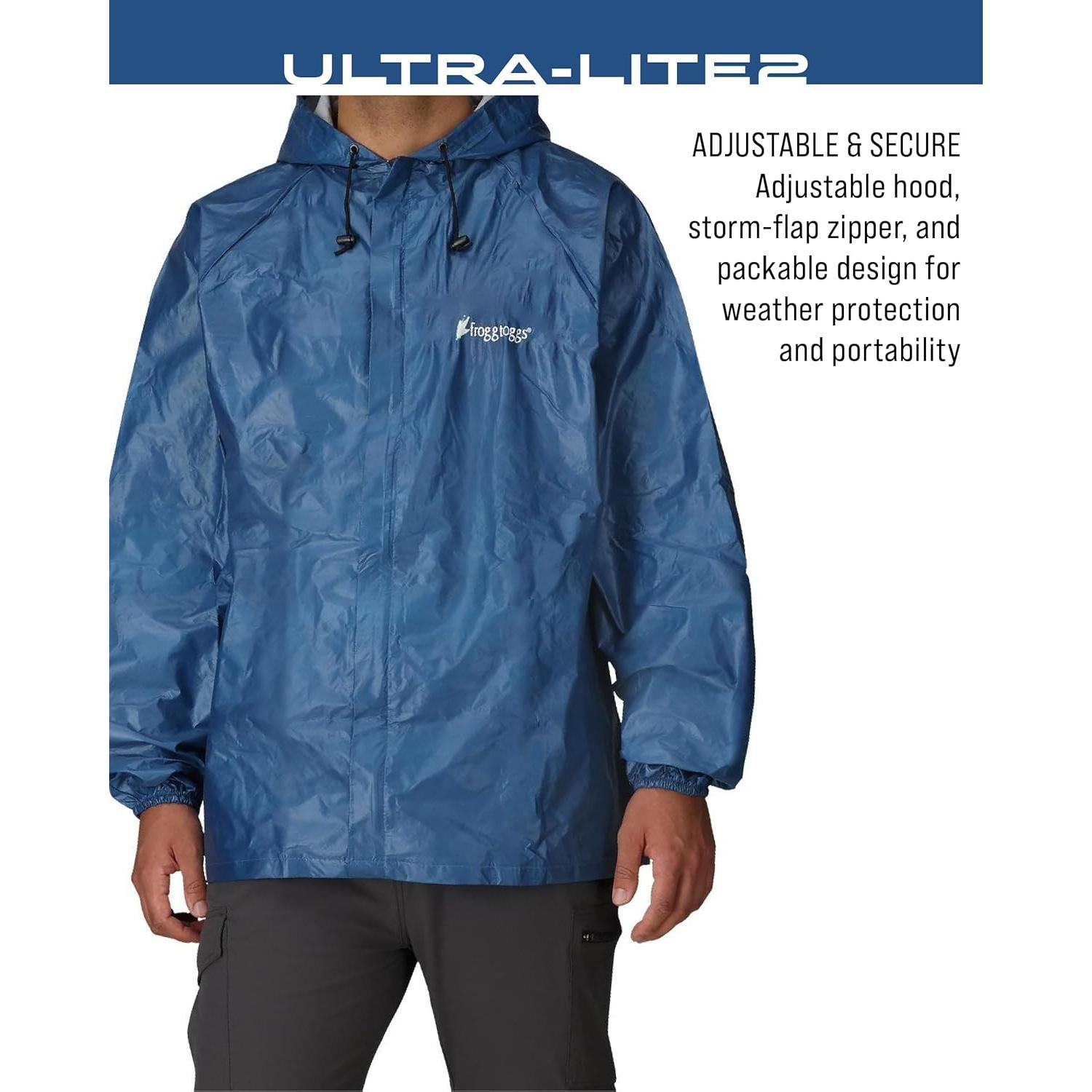 Chaqueta de Lluvia Impermeable FROGG TOGGS Ultra-Lite2 Azul
