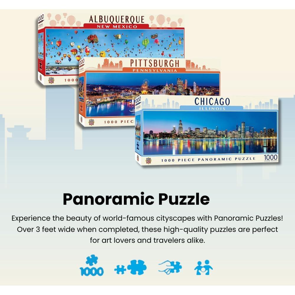 Rompecabezas 1000 Piezas MasterPieces Globos de Albuquerque 33x99 cm