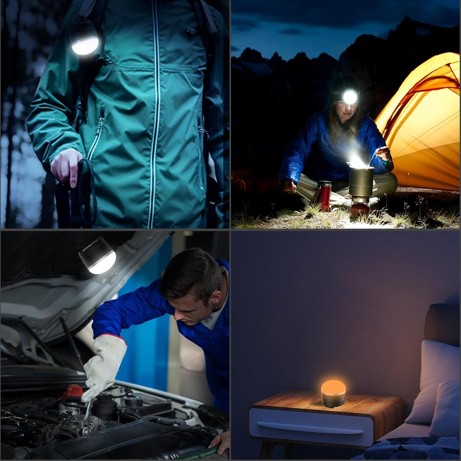 Linterna de Camping LED YINGWOND 1000LM Recargable 4000mAh
