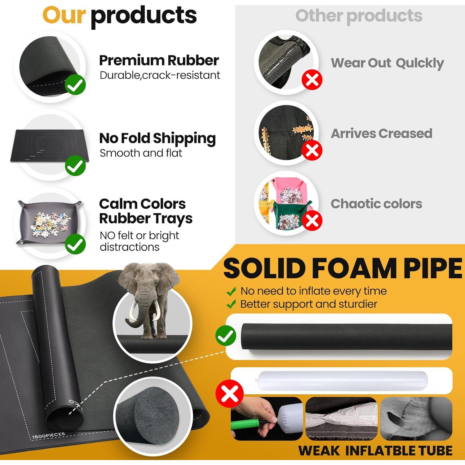 Alfombrilla enrollable para rompecabezas Odyssolve 1500 piezas