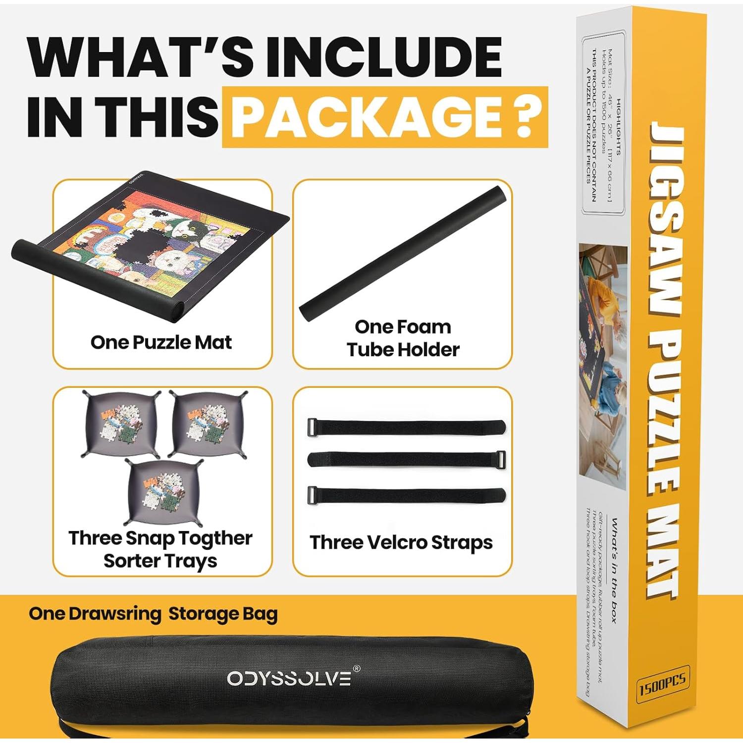 Alfombrilla enrollable para rompecabezas Odyssolve 1500 piezas