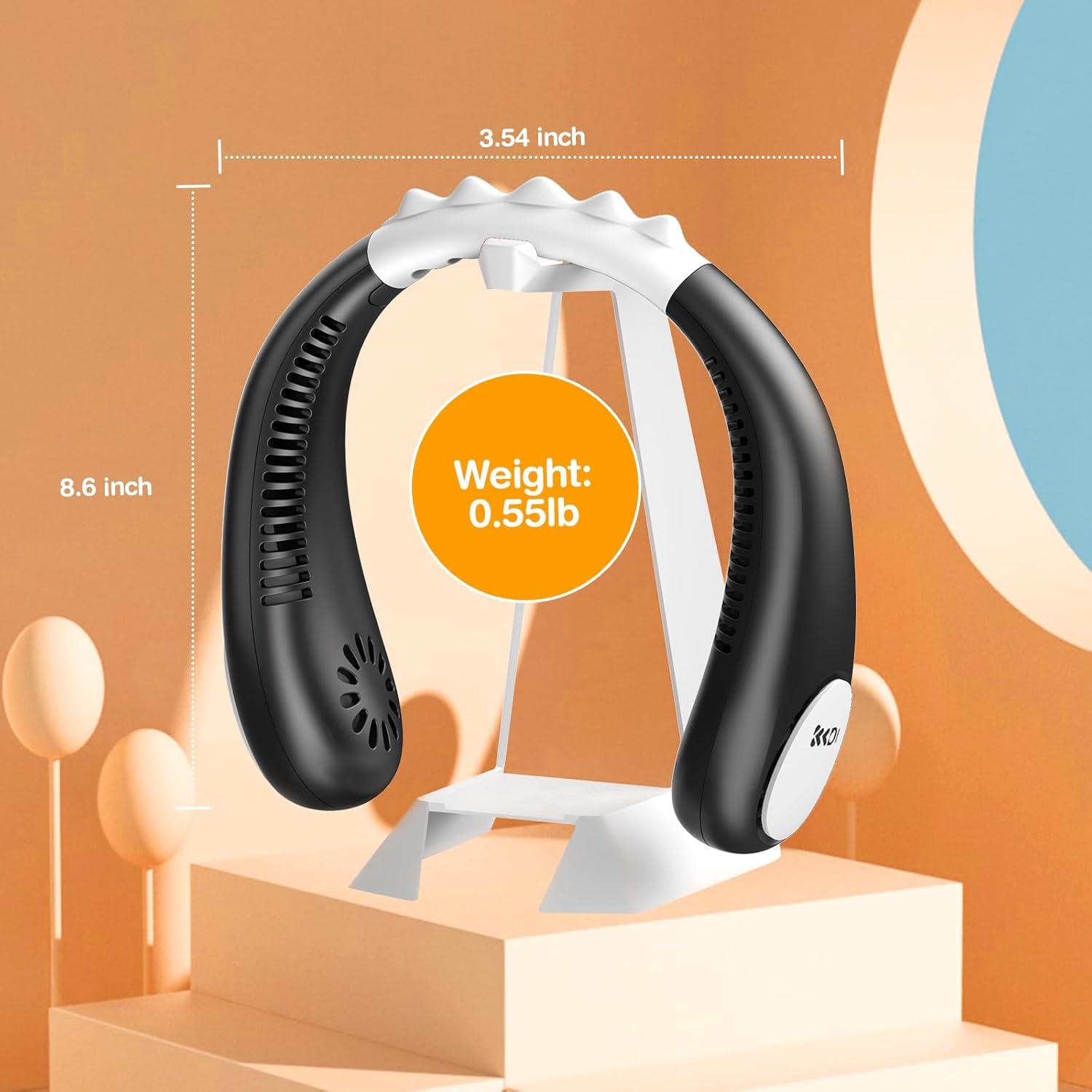 Ventilador de Cuello Kkdi para Niños 2600mAh 4 Velocidades