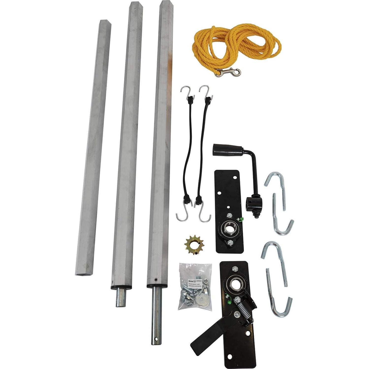 Kit de Lona de Volquete Buyers Products 1.5x4.3m Aluminio