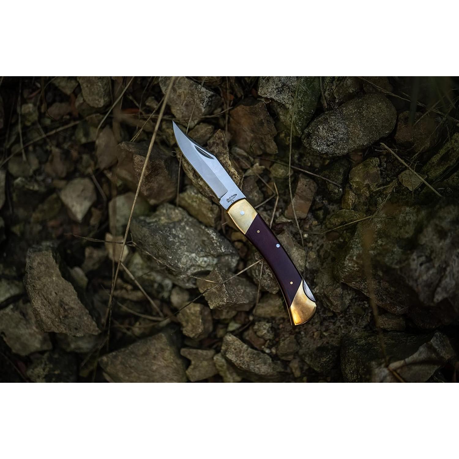 Tijera de bolsillo Uncle Henry LB7 Bear Paw, acero inoxidable 9.4 cm