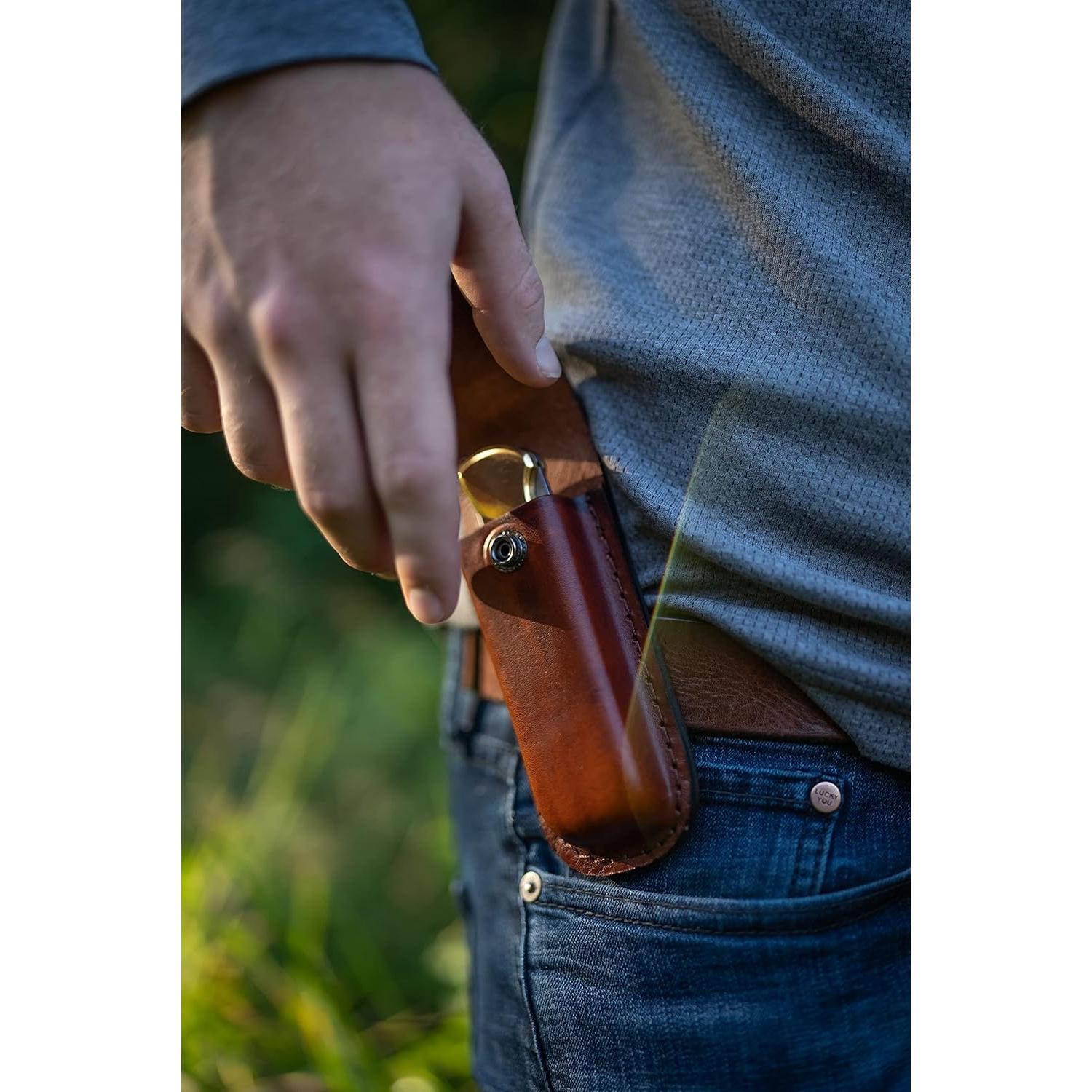 Tijera de bolsillo Uncle Henry LB7 Bear Paw, acero inoxidable 9.4 cm