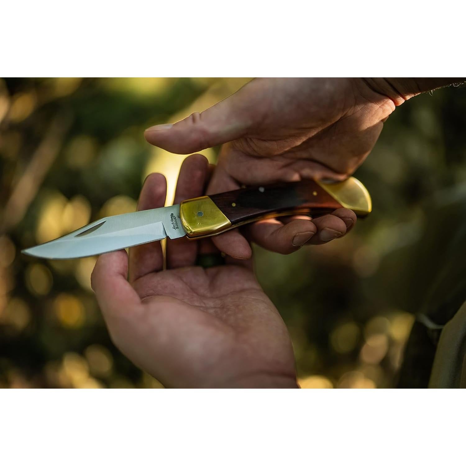 Tijera de bolsillo Uncle Henry LB7 Bear Paw, acero inoxidable 9.4 cm