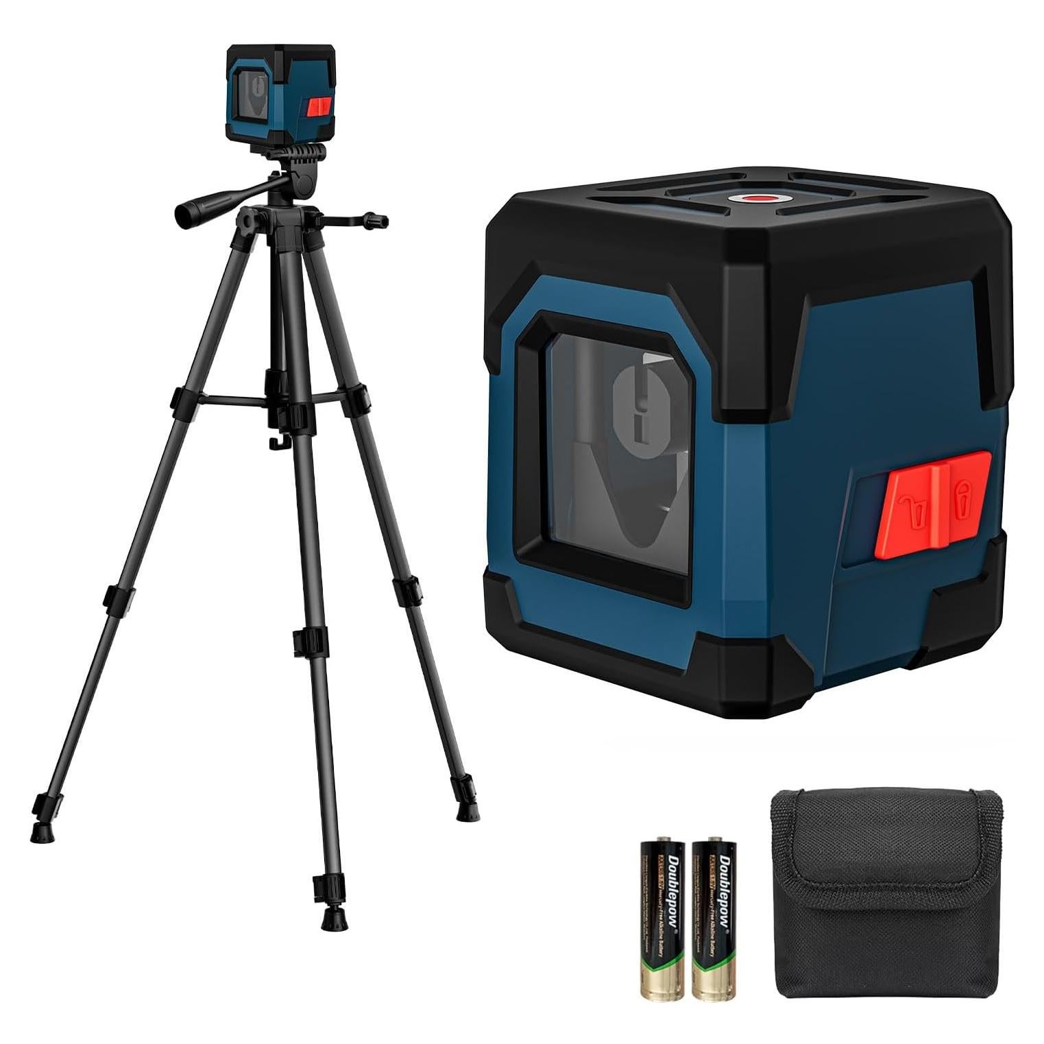 Nivel Láser RockSeed Autonivelación Verde con Trípode 119 cm