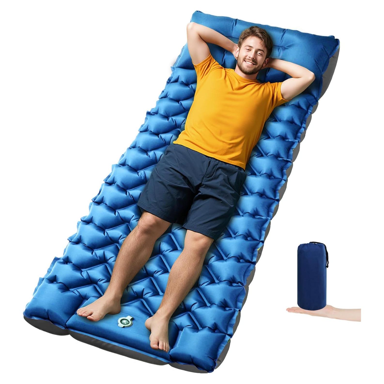 Colchoneta de Camping Inflable Oramoose SD-05 200x70cm 10cm Grosor