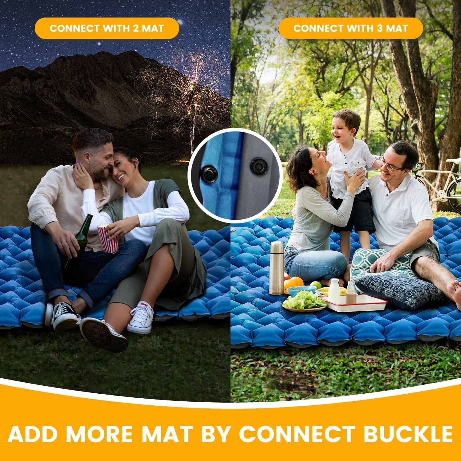 Colchoneta de Camping Inflable Oramoose SD-05 200x70cm 10cm Grosor