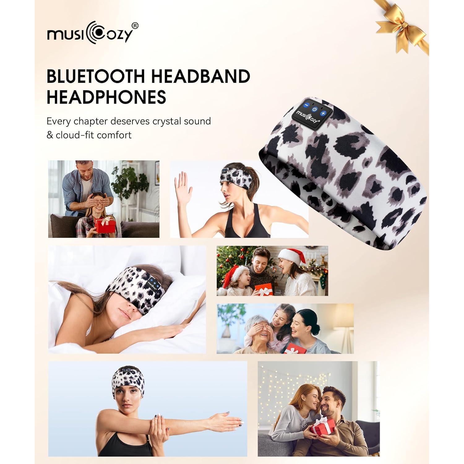 Auriculares Bluetooth 5.4 MUSICOZY con Banda para la Cabeza