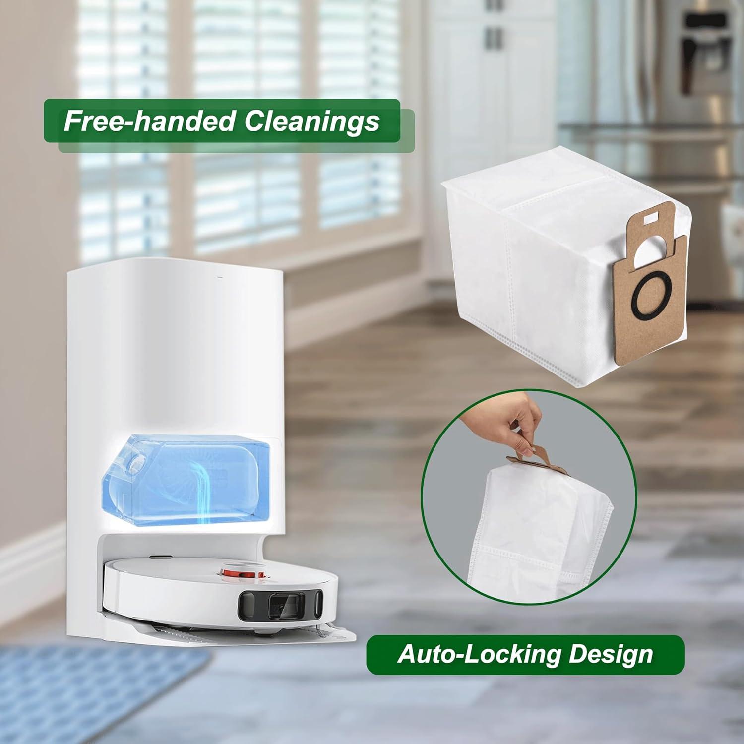 Bolsas de polvo GANGXUN para Dreametech L10s Ultra - 8 Pack