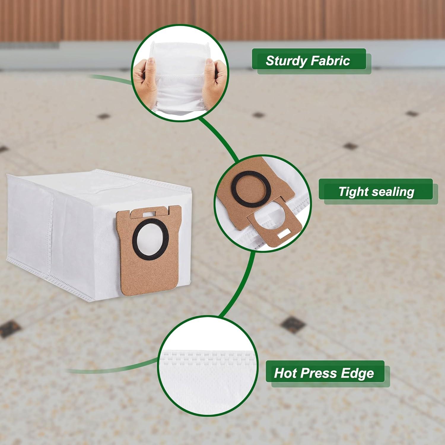 Bolsas de polvo GANGXUN para Dreametech L10s Ultra - 8 Pack