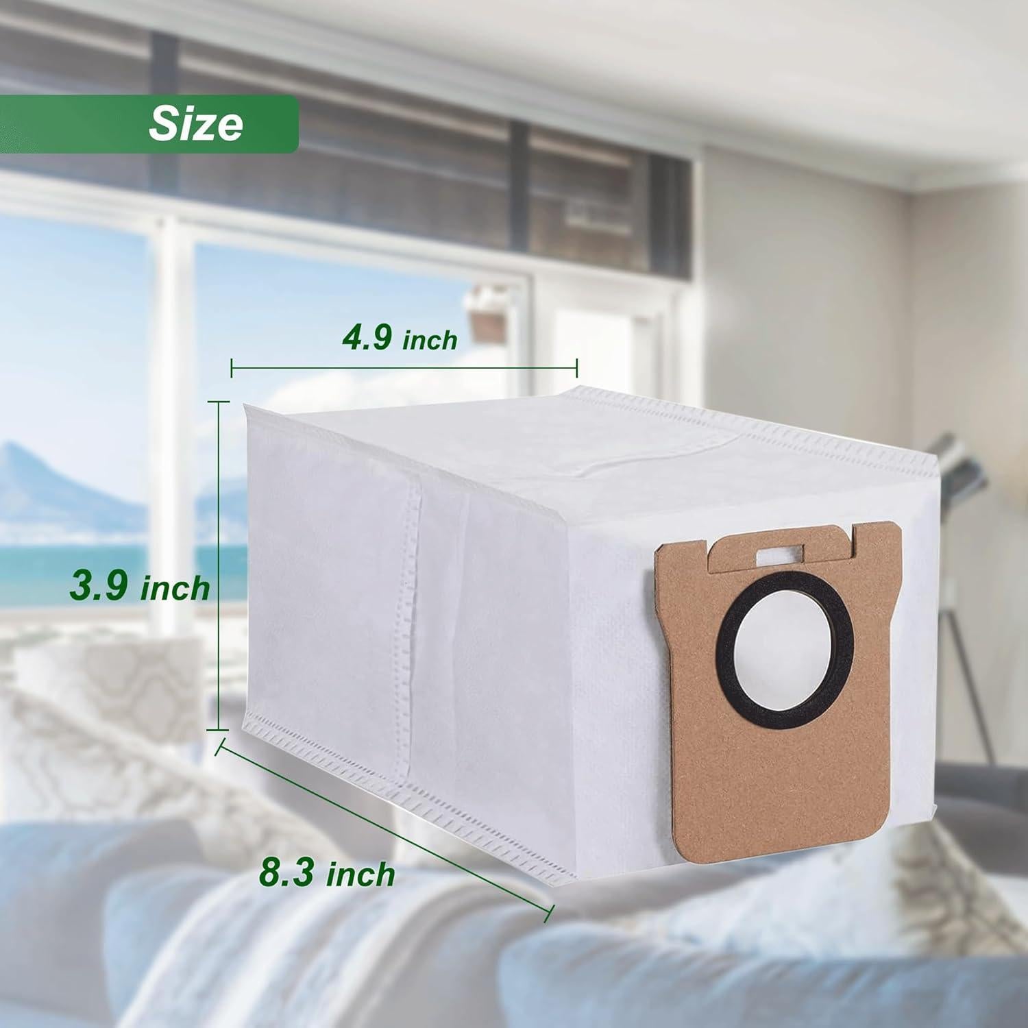 Bolsas de polvo GANGXUN para Dreametech L10s Ultra - 8 Pack