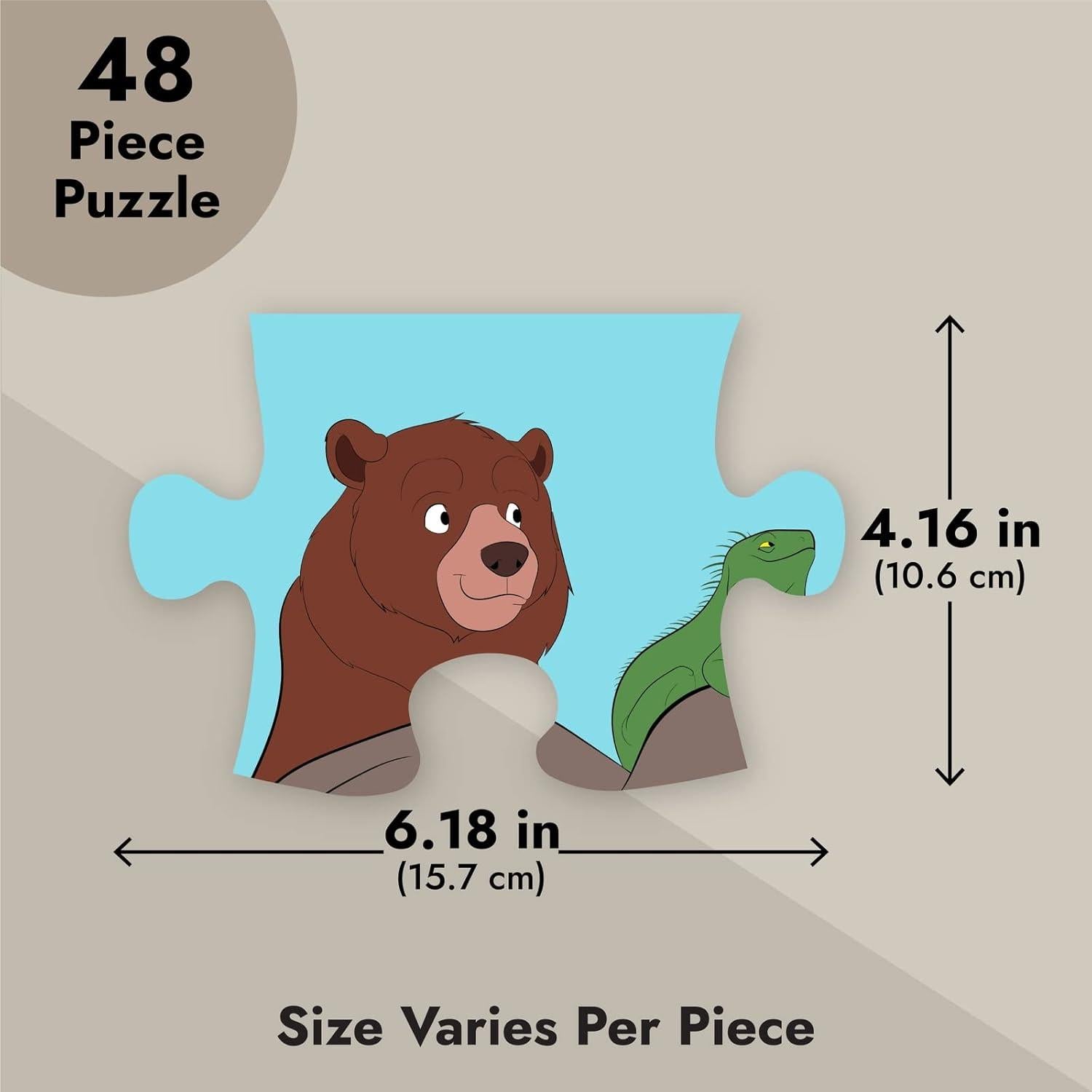 Rompecabezas de Piso Jumbo Juvale Arca de Noé 48 Piezas