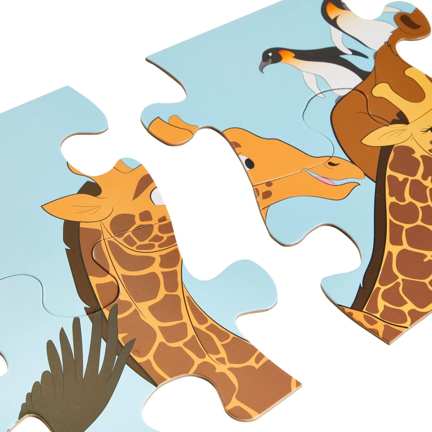 Rompecabezas de Piso Jumbo Juvale Arca de Noé 48 Piezas