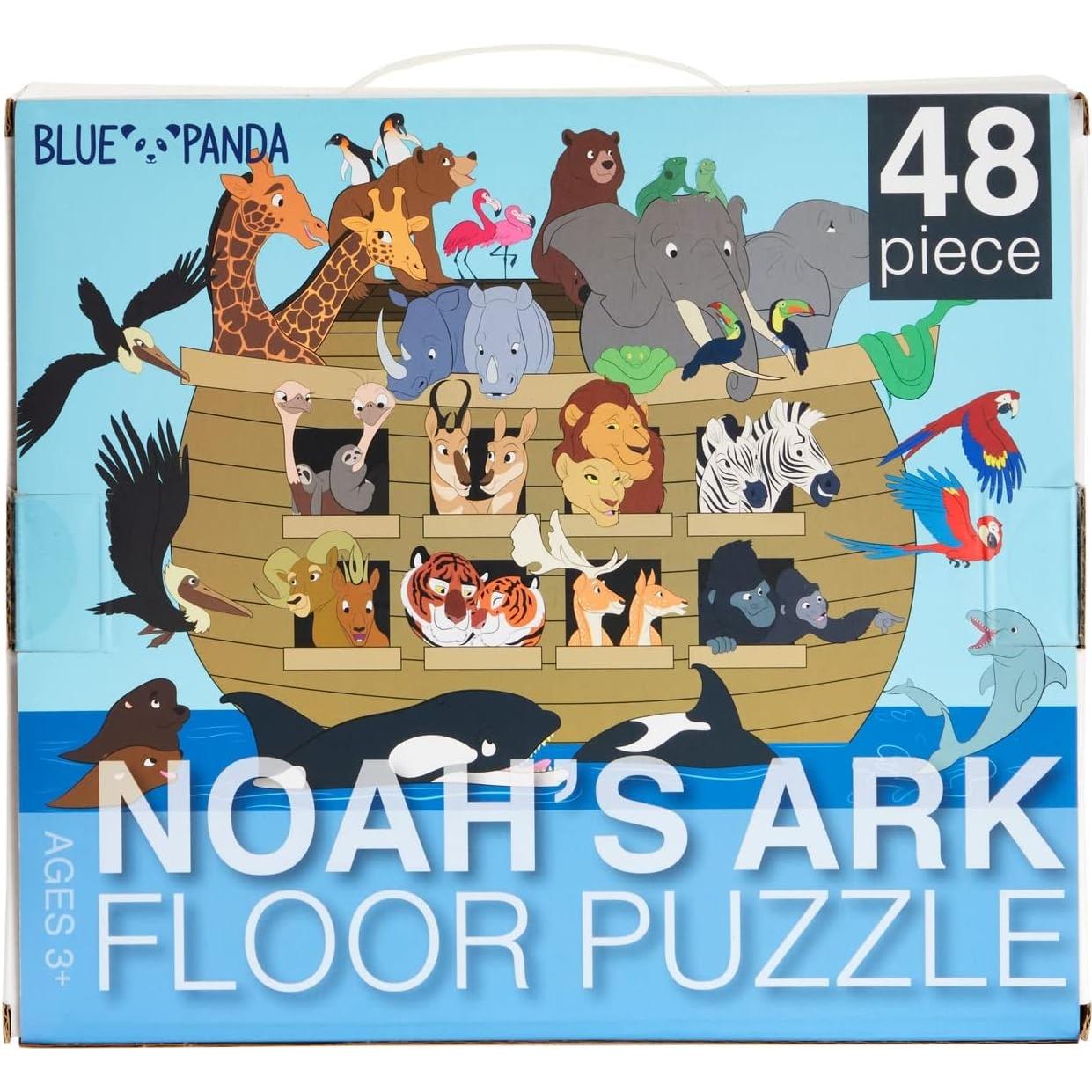 Rompecabezas de Piso Jumbo Juvale Arca de Noé 48 Piezas