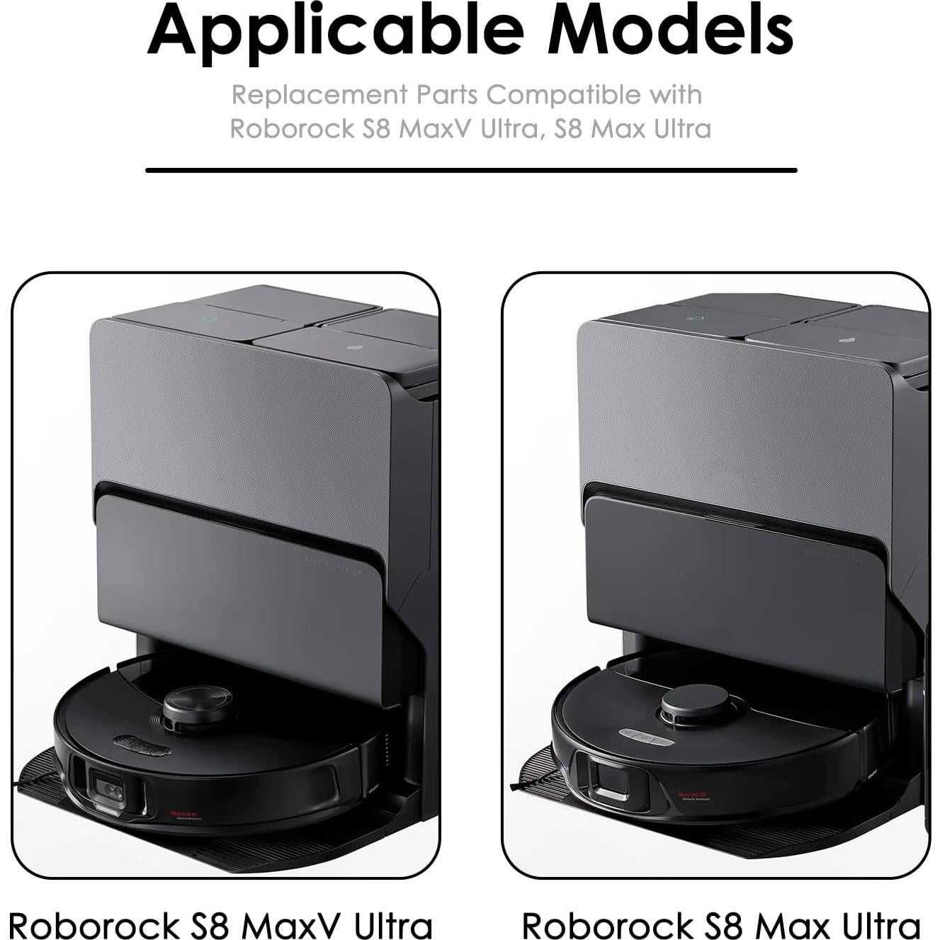 Kit de Accesorios 10 Piezas para Roborock S8 MaxV Ultra