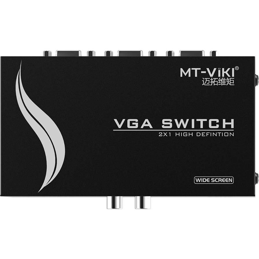 Interruptor VGA 2 Puertos MT-VIKI 1920x1080 250MHz