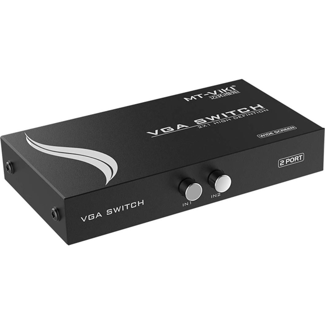 Interruptor VGA 2 Puertos MT-VIKI 1920x1080 250MHz
