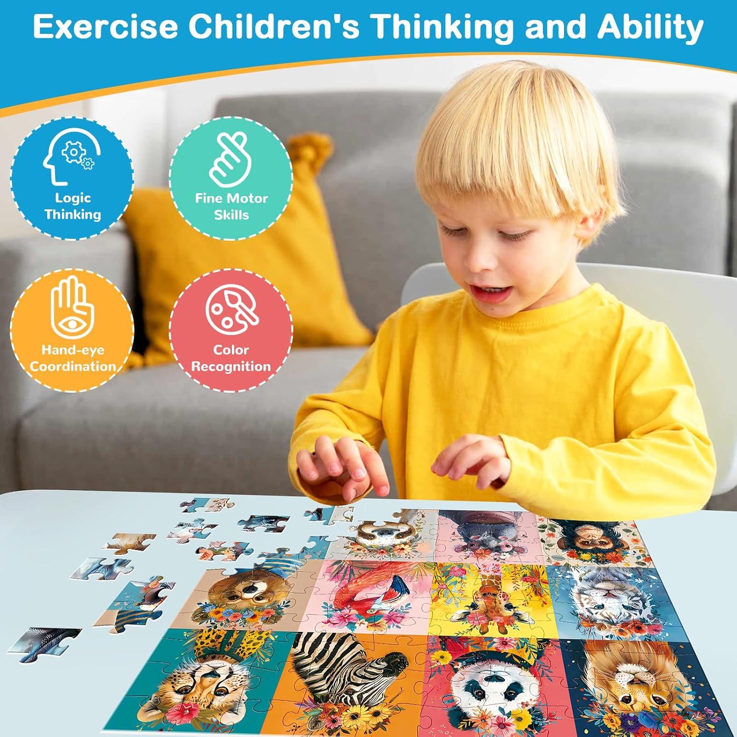 Rompecabezas de 100 Piezas para Niños MJYPHDM 38x25cm