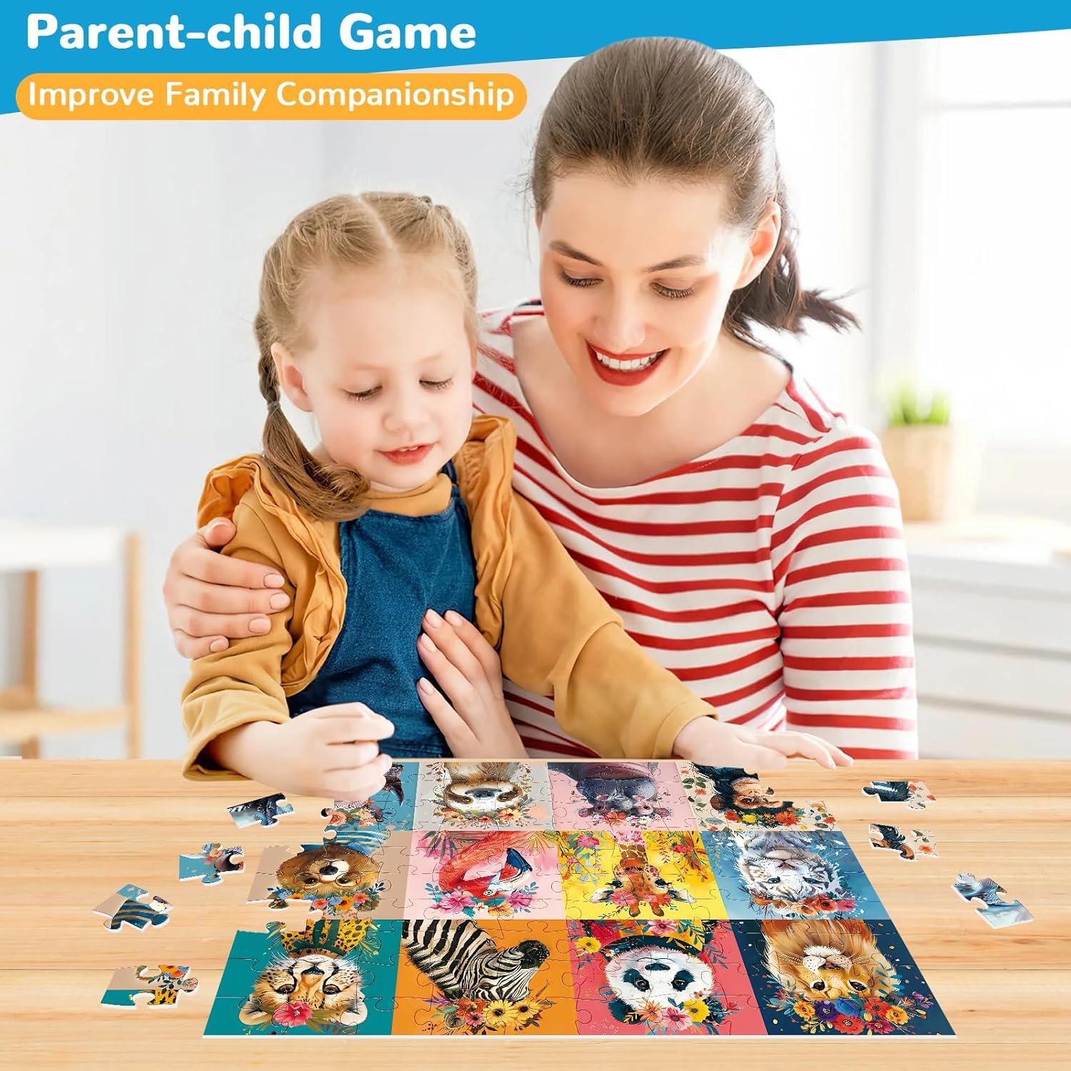 Rompecabezas de 100 Piezas para Niños MJYPHDM 38x25cm