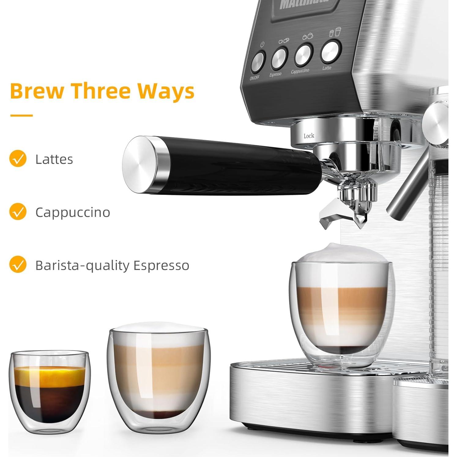 Máquina de Espresso MAttinata Mattino Ultra 20 Bar con Espumador