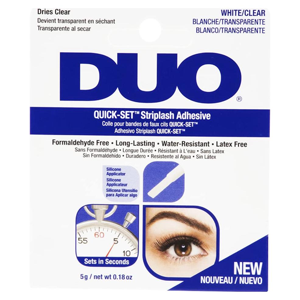 Adhesivo para Pestañas DUO Transparente 5.1 g - Secado Rápido