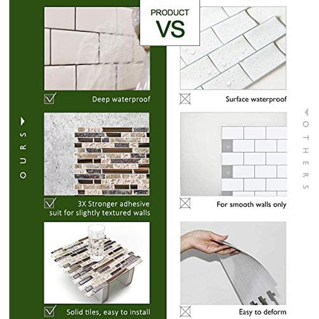 Azulejo Autoadhesivo STICKGOO Arenisca 30.48x30.48cm Grueso