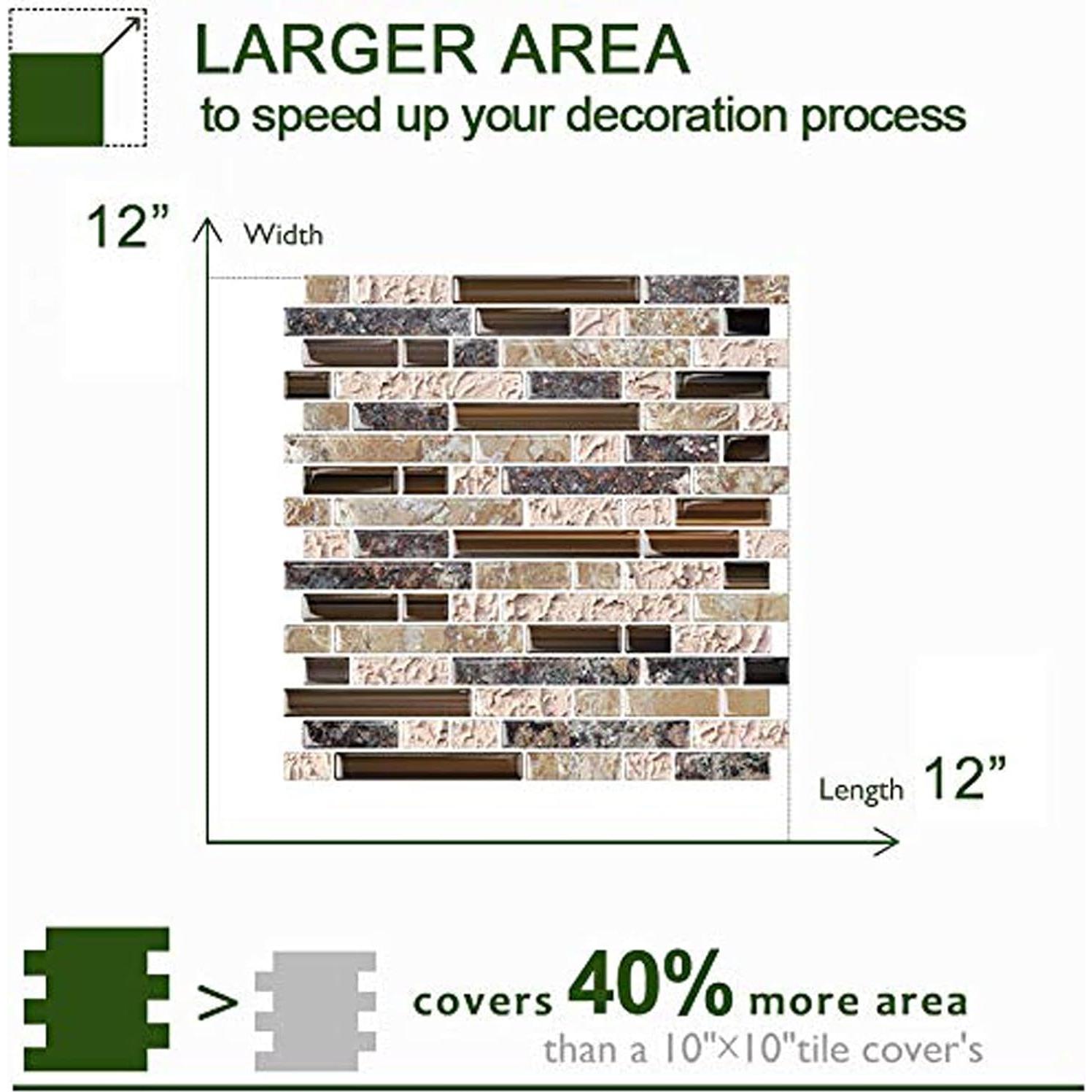 Azulejo Autoadhesivo STICKGOO Arenisca 30.48x30.48cm Grueso