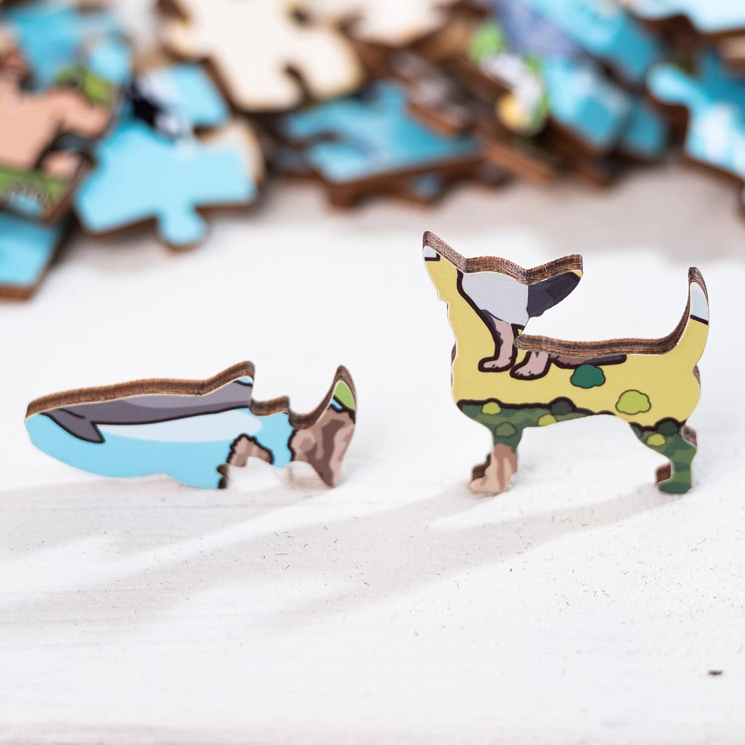 Rompecabezas de Madera Terra Puzzles 152 Piezas Mapa México 38x25 cm