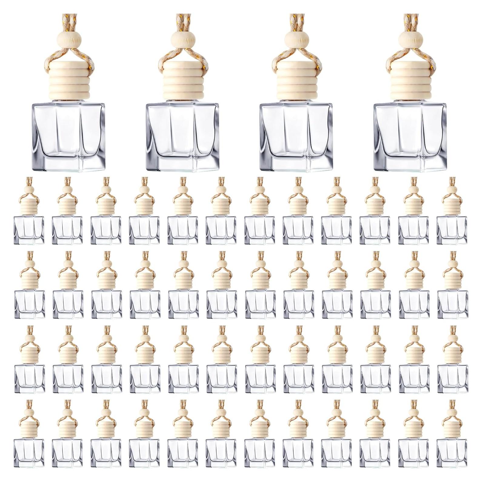 200 Botellas Difusoras de Vidrio BBTO 10ml con Tapa de Madera