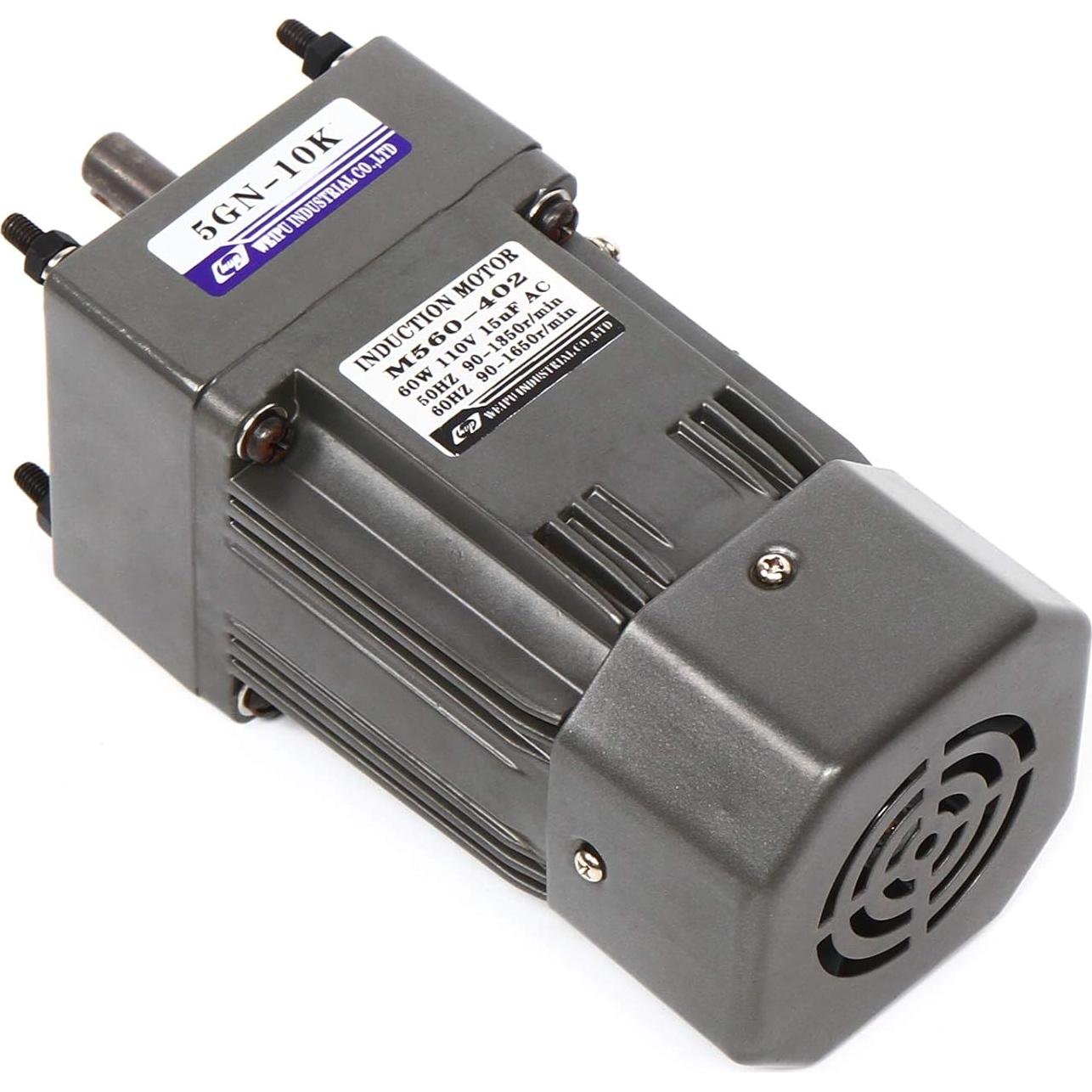 Motor de Engranaje AC 110V 60W Reversible con Controlador
