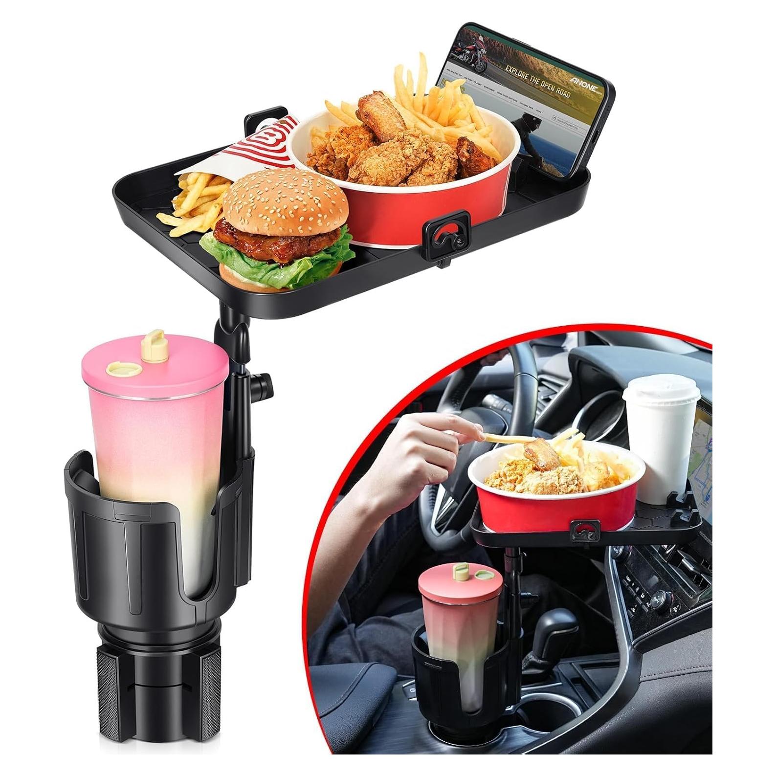Bandeja Soporte para Tazas de Coche ANONEMOTO 24.1 cm Ajustable