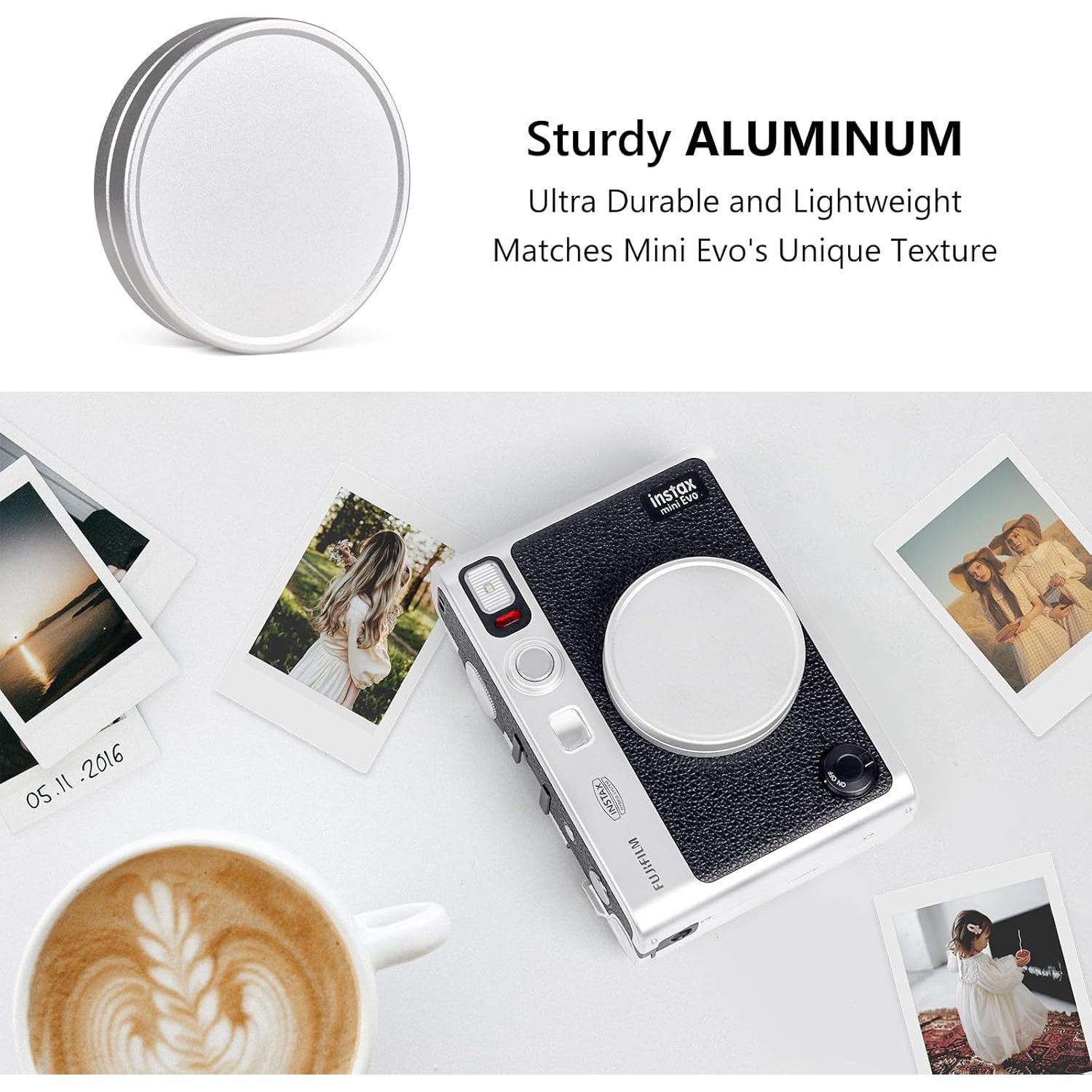 Tapa de Lente Aluminio Fujifilm Instax Mini Evo - Protección