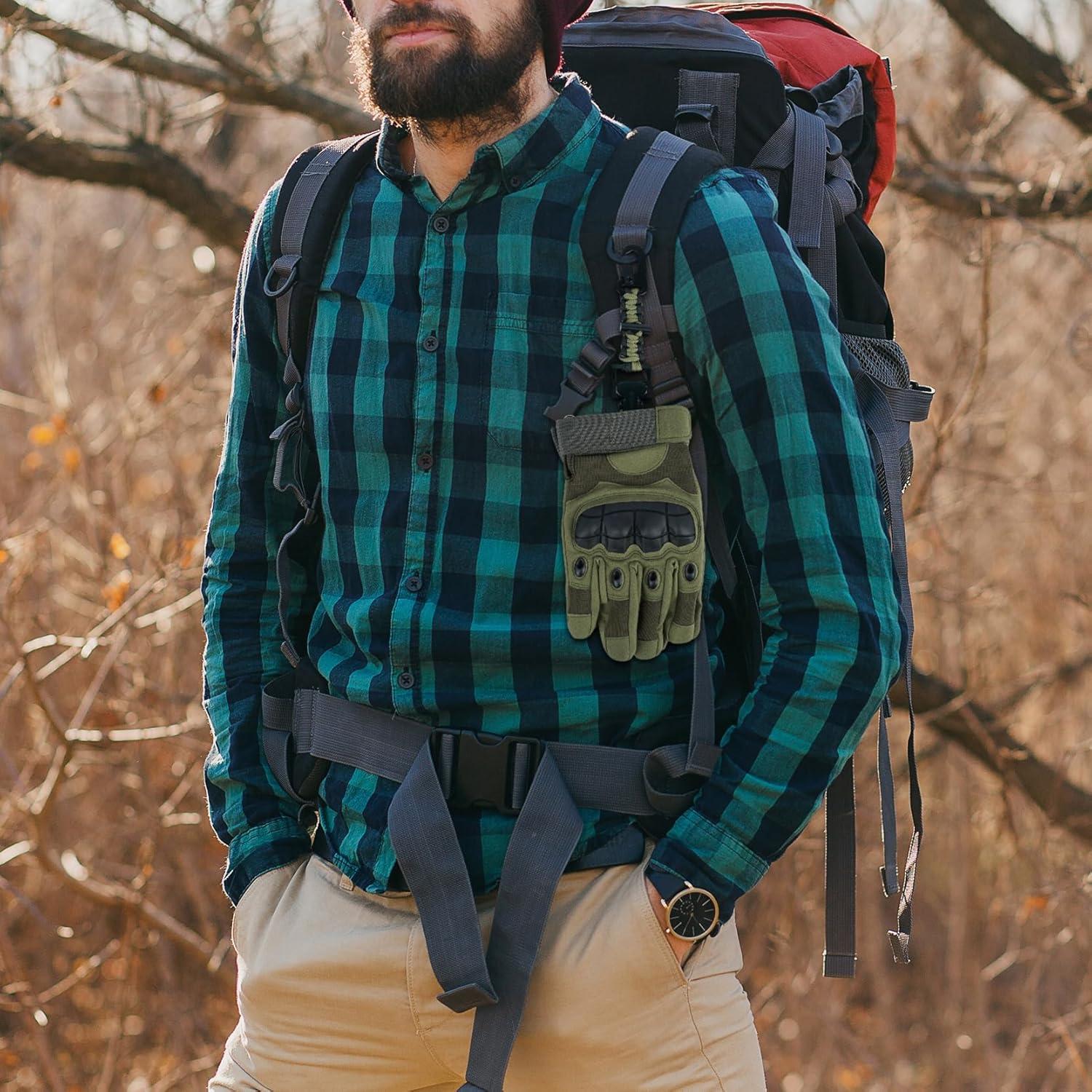 Soporte de Clip para Guantes Tácticos MELOTOUGH Verde Militar