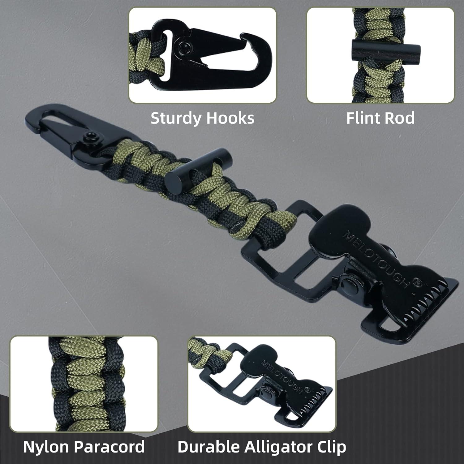 Soporte de Clip para Guantes Tácticos MELOTOUGH Verde Militar