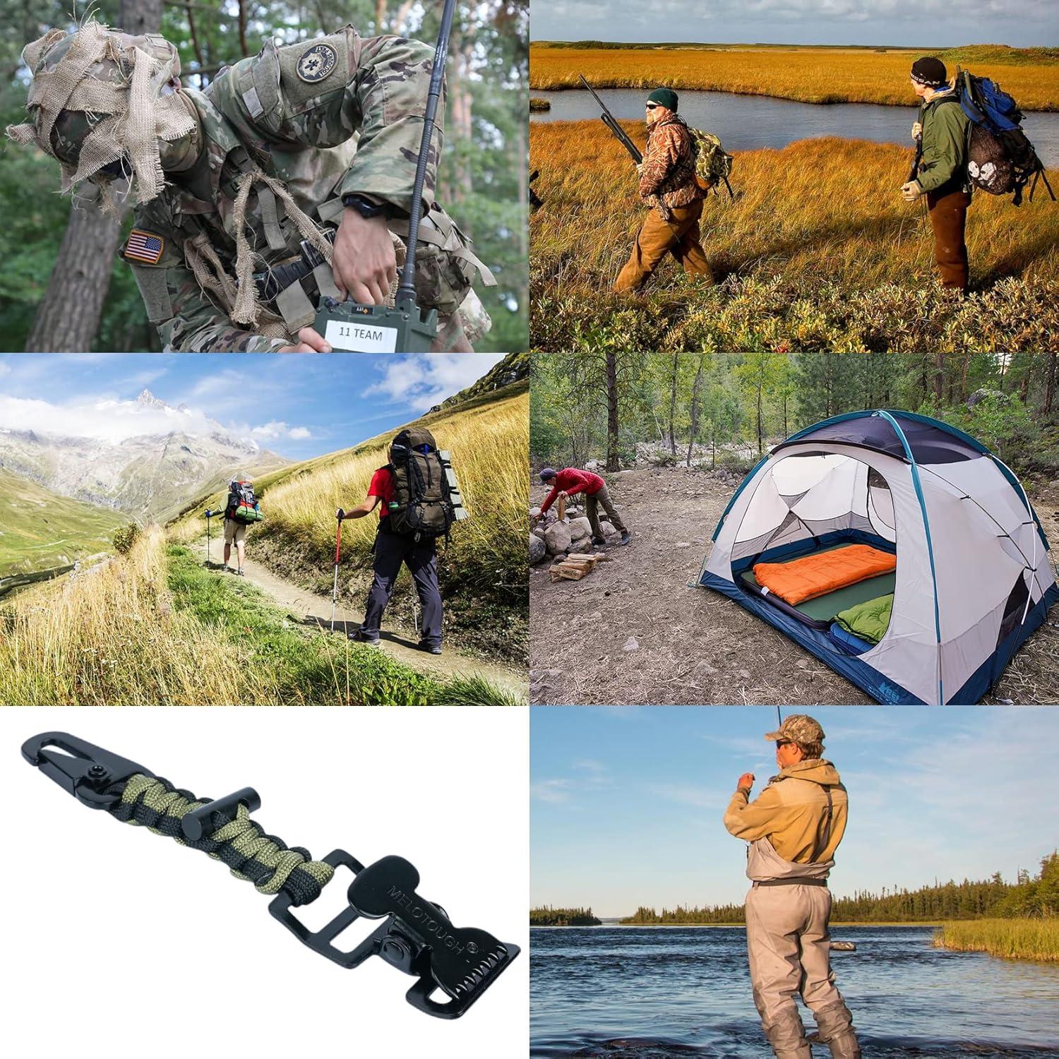 Soporte de Clip para Guantes Tácticos MELOTOUGH Verde Militar