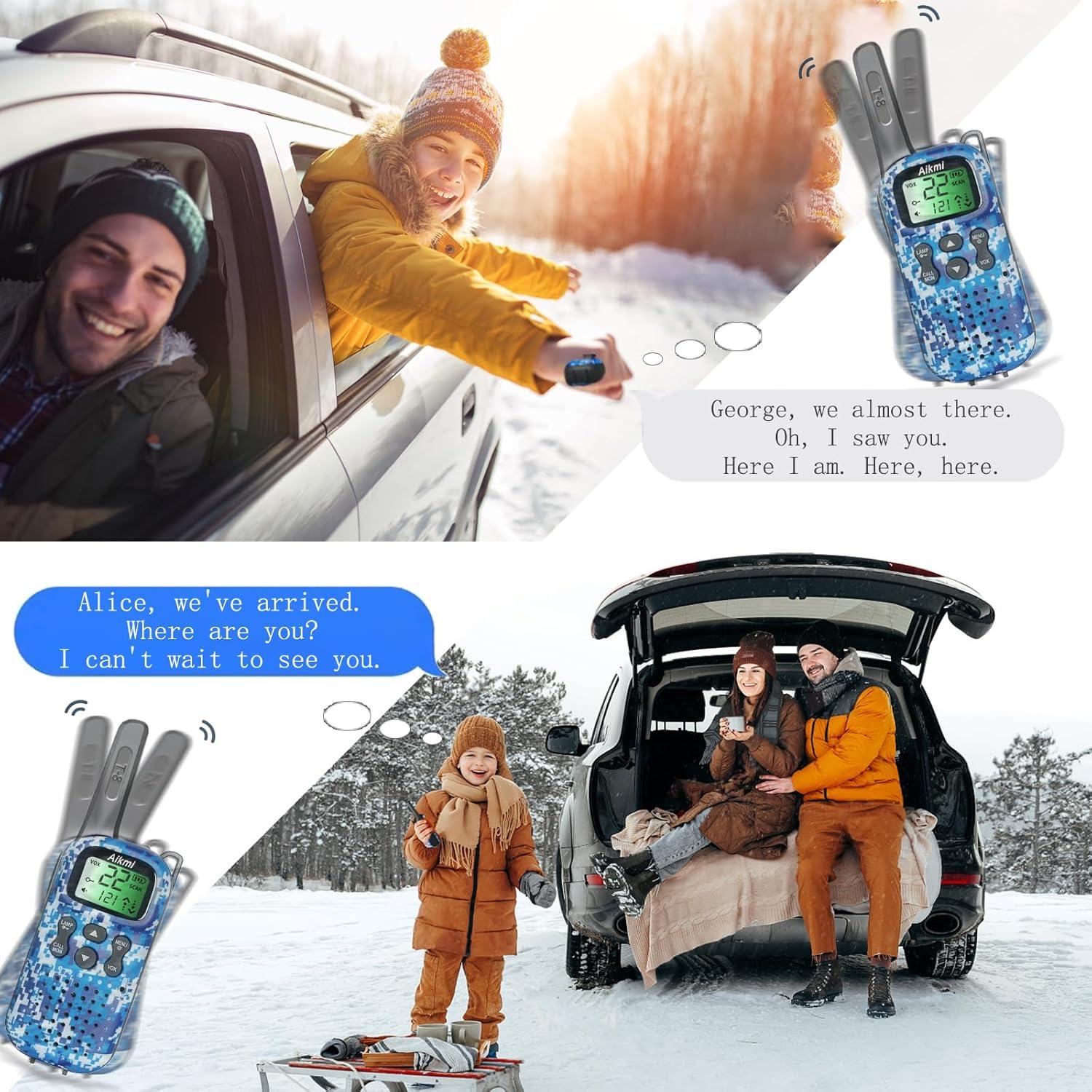 Walkie Talkies para Niños Dongguan T-8 Azul 3 KM 22 Canales