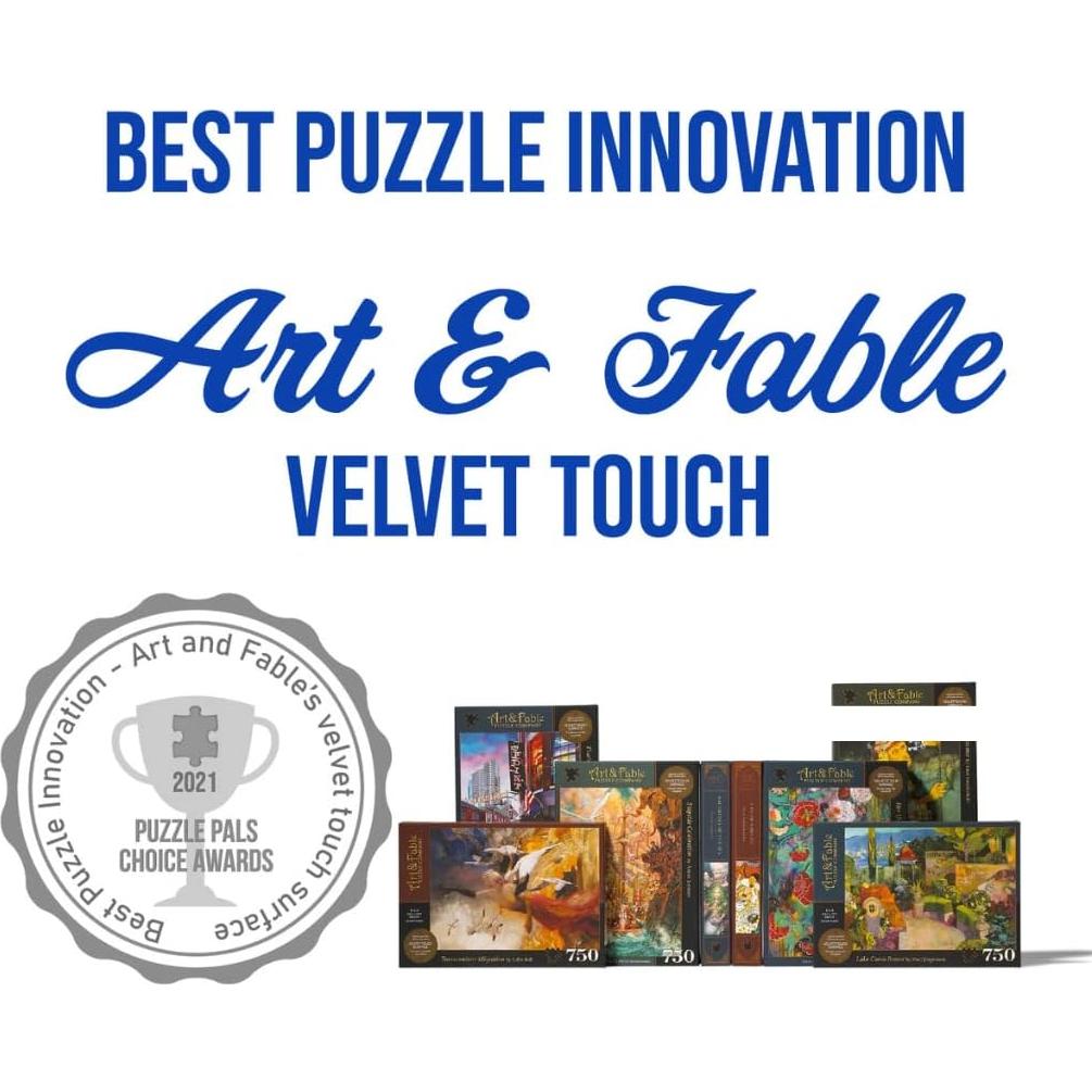 Rompecabezas Art & Fable 1000 Piezas Los Jugadores de Cartas