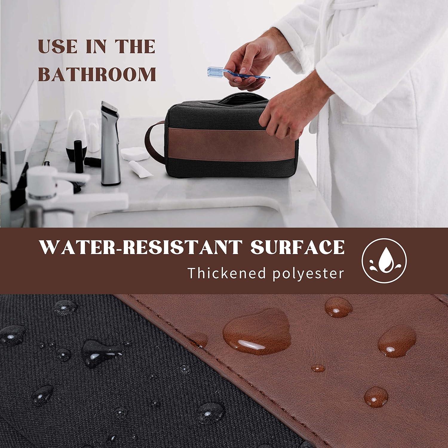 Bolsa de Aseo Vorspack Grande Resistente al Agua Negra