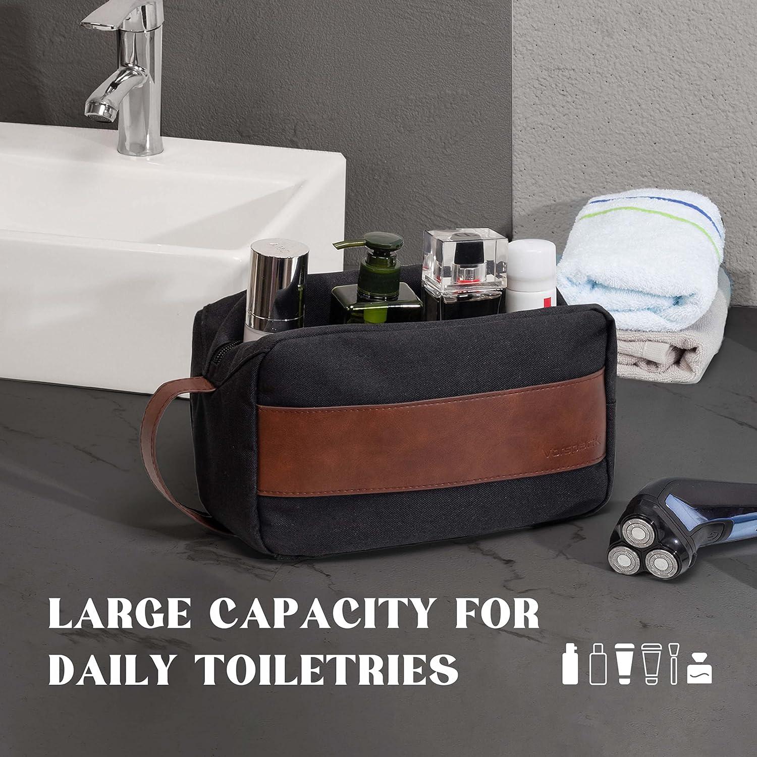 Bolsa de Aseo Vorspack Grande Resistente al Agua Negra