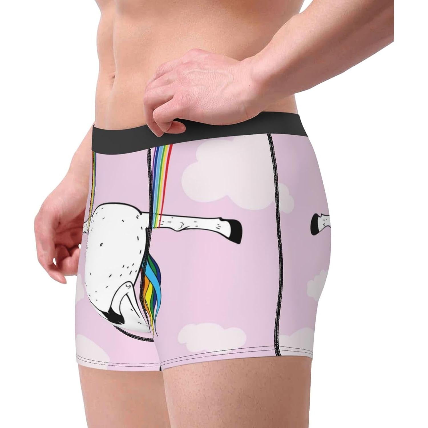 Boxers Cortos para Hombres - Estampado de Yoga Aéreo - Pequeño