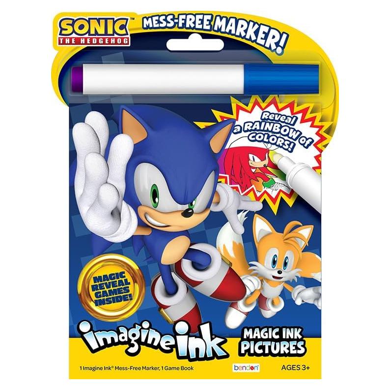 Libro para Colorear Bendon Sonic the Hedgehog Imagine Ink