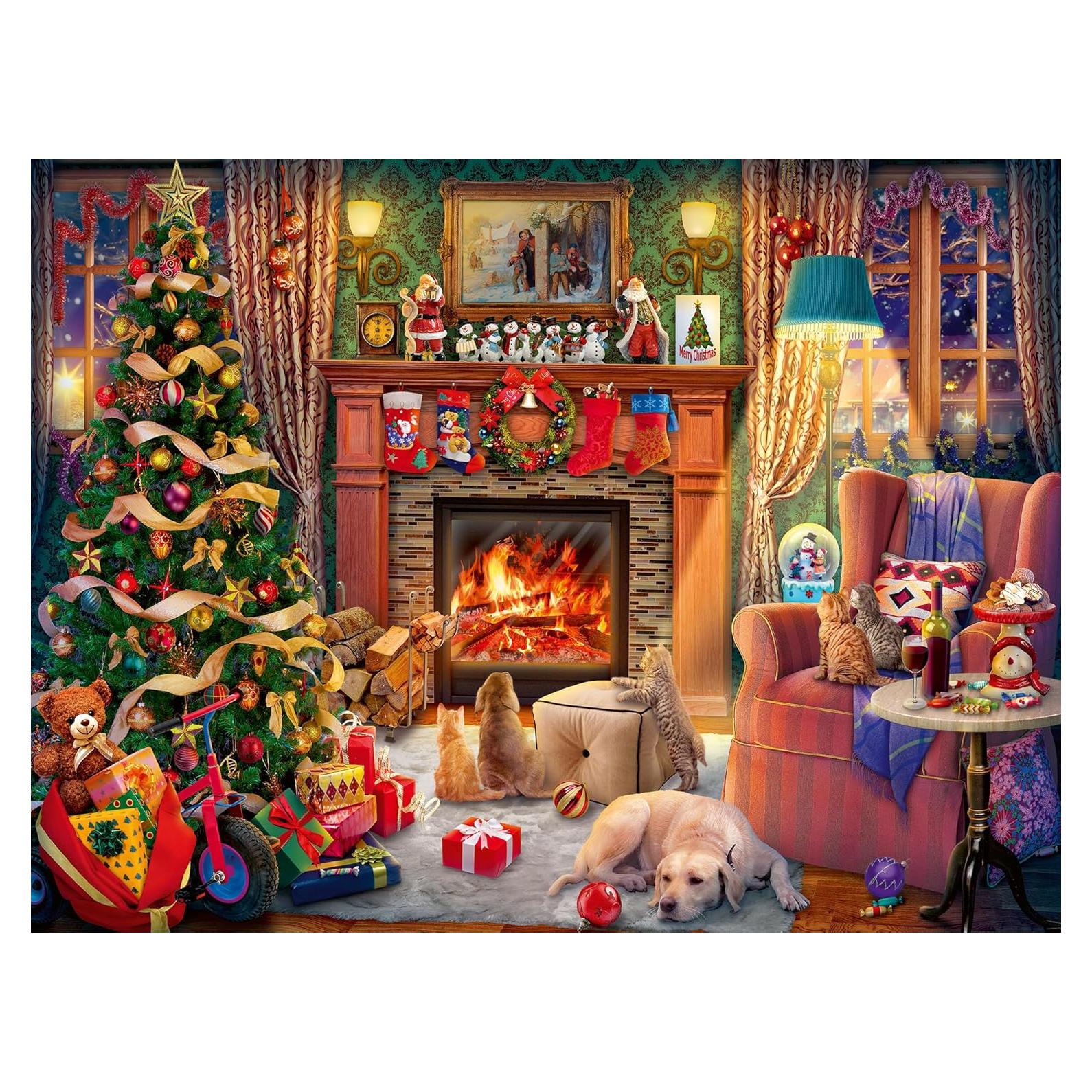 Rompecabezas Navideño Ravensburger 1500 Piezas 80x60 cm