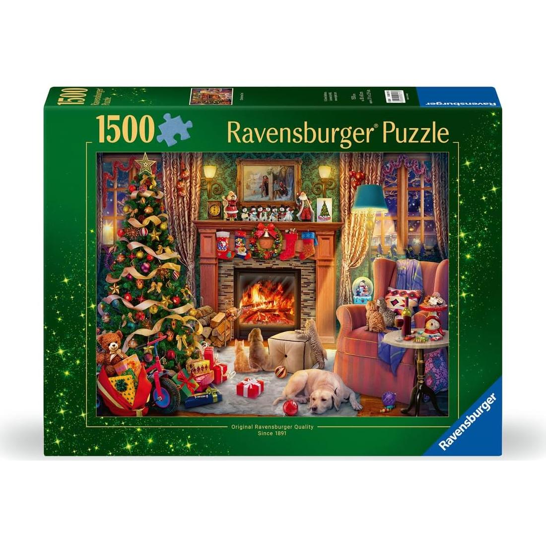 Rompecabezas Navideño Ravensburger 1500 Piezas 80x60 cm