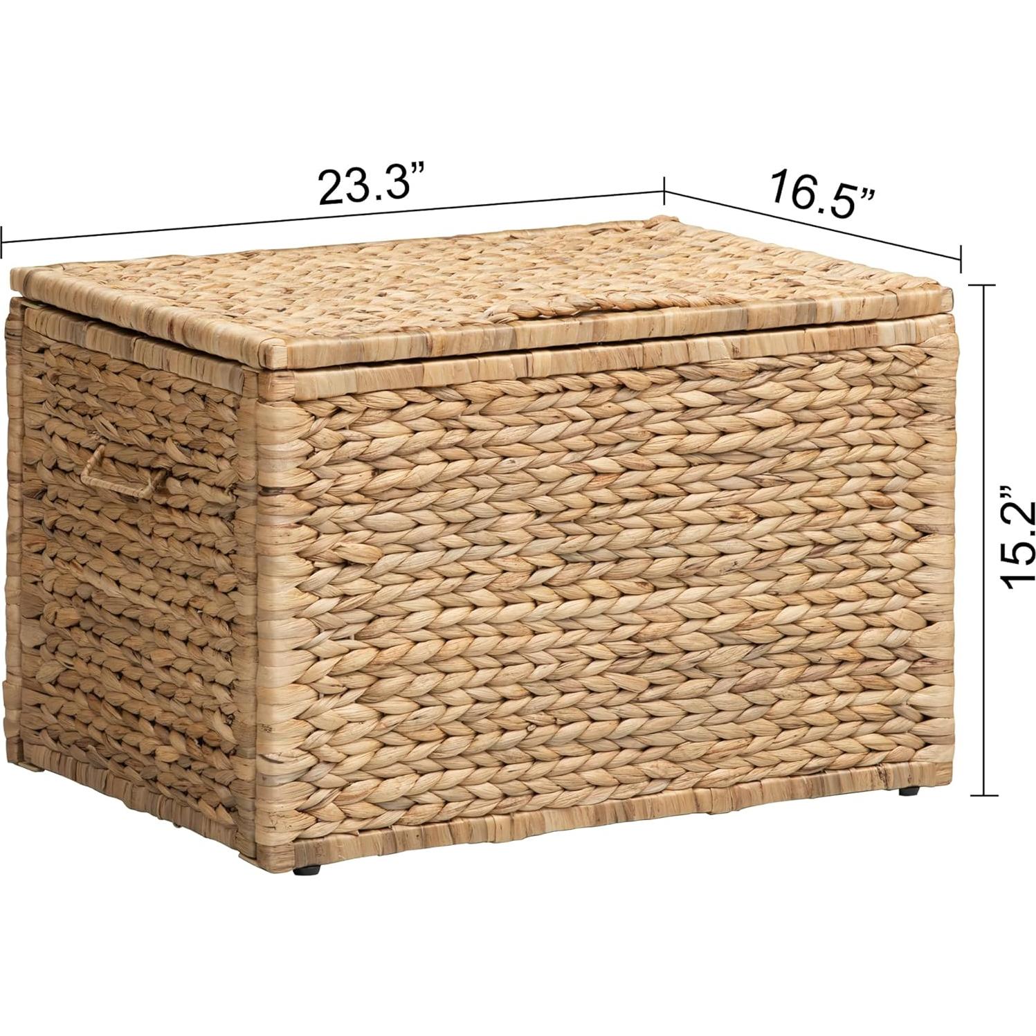 Cofre de Almacenamiento eHemco Natural 59.2x41.9x38.6 cm
