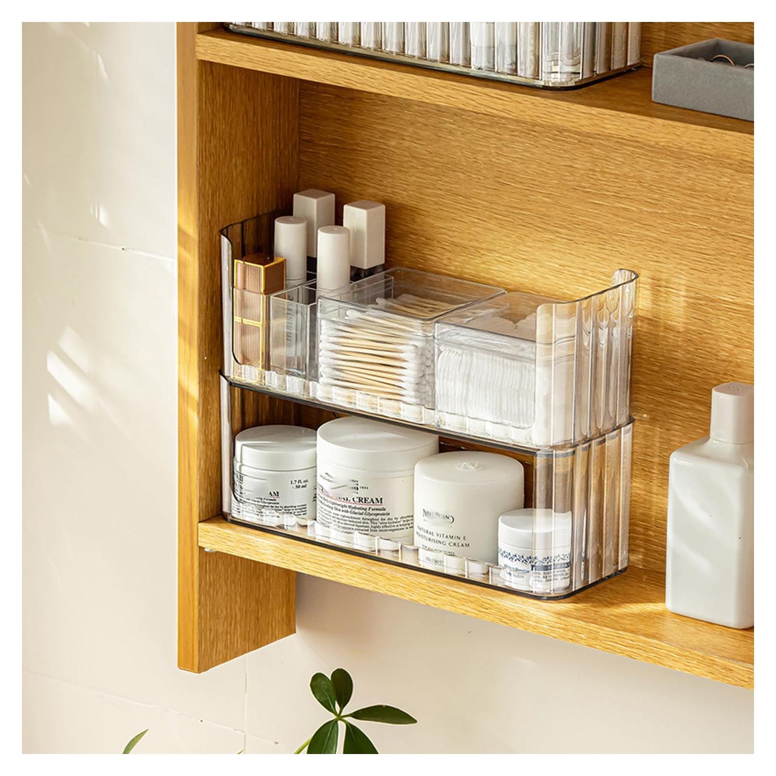 Organizador de Estantes MORNITE 2 Niveles Transparente